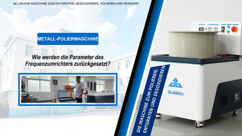 Wie werden die Parameter desFrequenzumrichters zurückgesetzt?