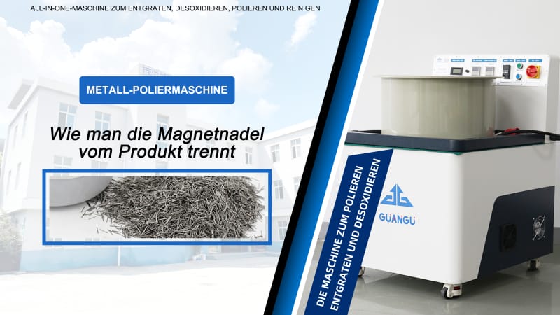 Wie man die Magnetnadelvom Produkt trennt